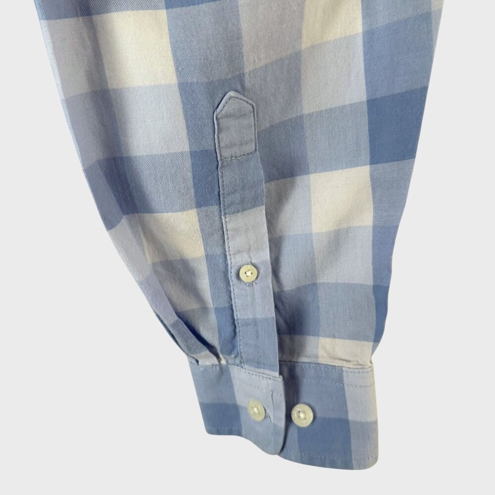 Cinch Check Pattern Button-Down Long-Sleeve Shirt… - image 8
